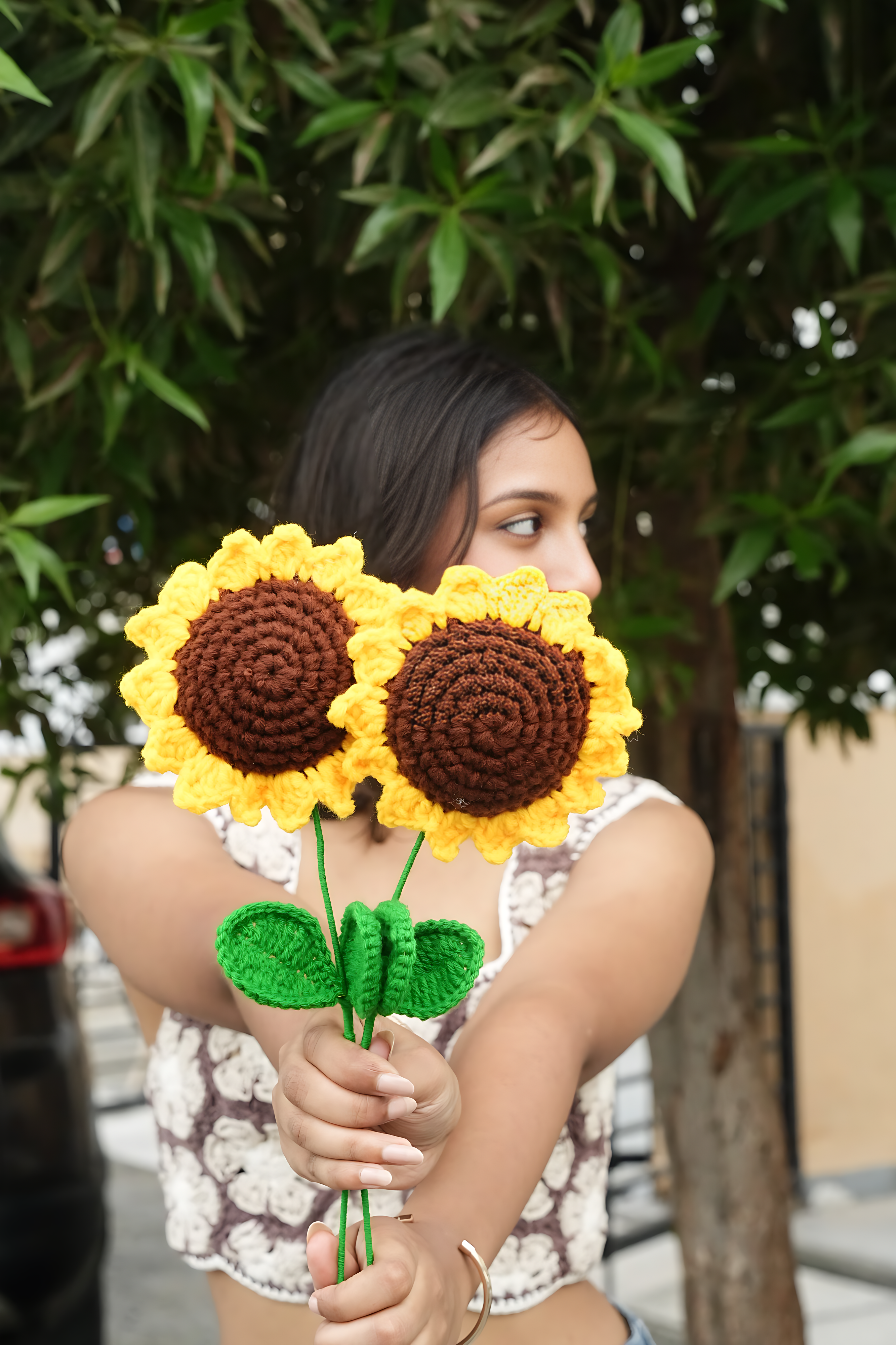 Crochet Sunflowers