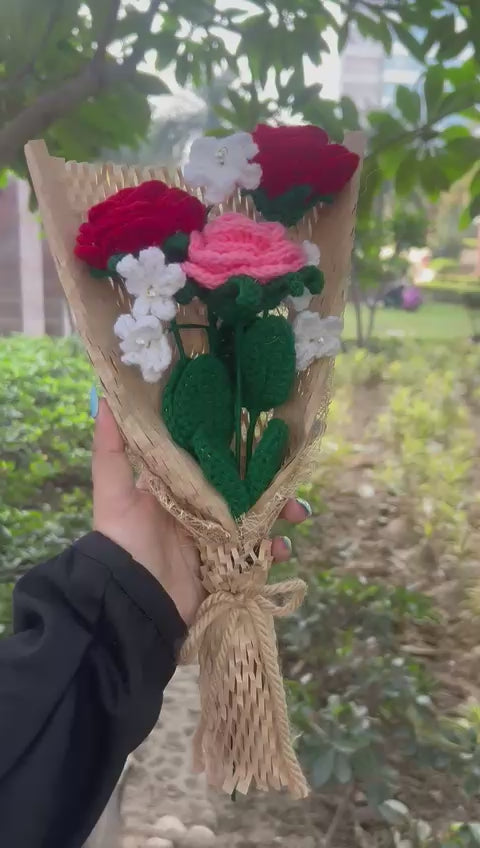 Rose & pearl bouquet